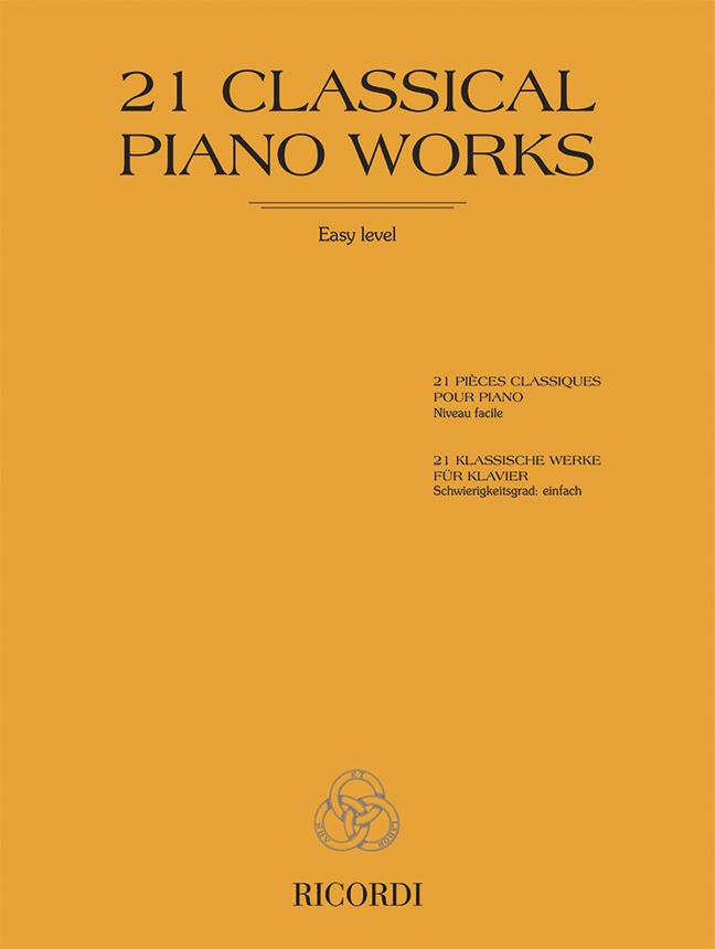 21 Classical Piano Works - Easy level - pro klavír